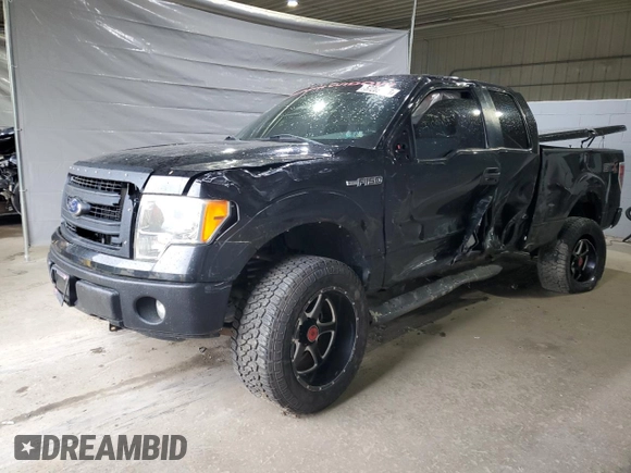 2014 Ford F-150 XL with VIN 1FTEX1EM2EFB44866, listed as a Copart auction lot 57209585 with Not provided miles and Clean title. Bid and sale history available at DreamBid. Image 1.