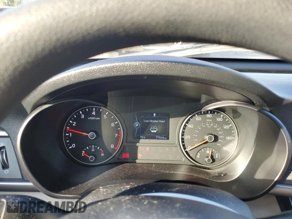 2016 Kia Optima LX z VIN 5XXGT4L35GG042496, wystawiony jako Copart lot #53816495 z przebiegiem 77 924 mil mil oraz Szkoda całkowita • Salvage title. Historia ofert i sprzedaży dostępna na DreamBid. Obrazek 9.