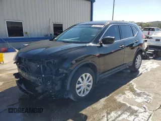 2017 Nissan Rogue S with VIN 5N1AT2MT3HC738151, listed as a Copart auction lot 53121165 with 81,021 mi miles and Salvage Title. Bid and sale history available at carsss.com. Image 1.