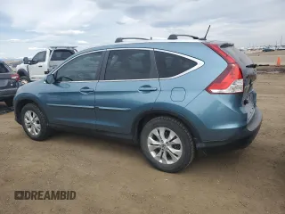 2014 Honda CR-V EX-L with VIN 5J6RM4H72EL009383, listed as a Copart auction lot 51200455 with 56,284 mi miles and Salvage Title. Bid and sale history available at carsss.com. Image 2.