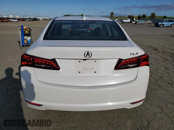 2017 Acura TLX with VIN 19UUB1F36HA004015, listed as a Copart auction lot 46739855 with 72,992 mi miles and Salvage Title. Bid and sale history available at carsss.com. Image 6.