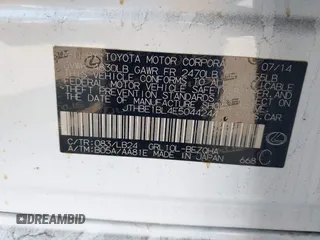 2014 Lexus GS 350 с VIN JTHBE1BL4E5044244, выставлен на аукционе IAAI как лот 42493019 с пробегом 153 531 миль миль и . История ставок и продаж доступна на DreamBid. Изображение 9.