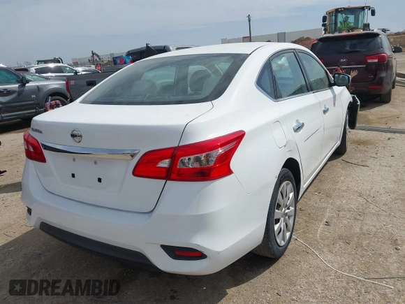 2017 Nissan Sentra S with VIN 3N1AB7AP6HY286945, listed as a IAAI auction lot 41788307 with 130,369 mi miles. Bid and sale history available at carsss.com. Image 4.