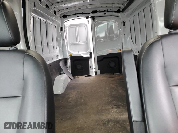 2024 Ford Transit Cargo with VIN 1FTBR1C87RKB09286, listed as a Copart auction lot 48544955 with 4,343 mi miles and Salvage Title. Bid and sale history available at DreamBid. Image 10.
