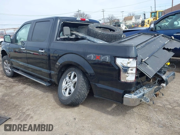 2018 Ford F-150 XL with VIN 1FTEW1EP9JFB66645, listed as a IAAI auction lot 42004271 with 65,235 mi miles. Bid and sale history available at carsss.com. Image 3.