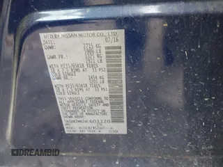 2017 Nissan Pathfinder S with VIN 5N1DR2MN2HC601120, listed as a IAAI auction lot 41916133 with 99,995 mi miles and . Bid and sale history available at DreamBid. Image 9.