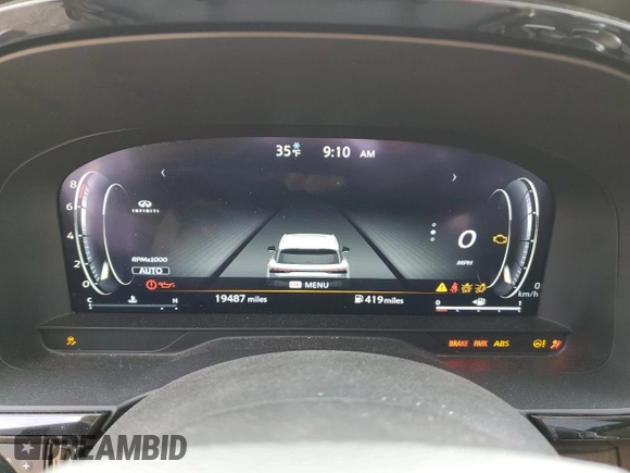 2024 Infiniti QX60 Luxe с VIN 5N1DL1FS3RC338779, выставлен на аукционе Copart как лот 51682545 с пробегом 19 487 миль миль и Списание • Salvage title. История ставок и продаж доступна на DreamBid. Изображение 9.