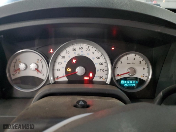 2006 Dodge Dakota Laramie with VIN 1D7HW58N46S589233, listed as a Copart auction lot 87595395 with 257,444 mi miles and Salvage Title. Bid and sale history available at carsss.com. Image 9.