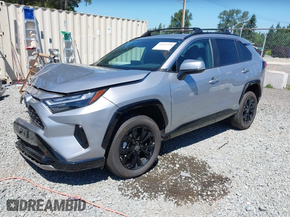 2022 Toyota RAV4 Hybrid SE with VIN 4T3T6RFV7NU100943, listed as a IAAI auction lot 42621376 with 22,543 mi miles and . Bid and sale history available at DreamBid. Image 21.