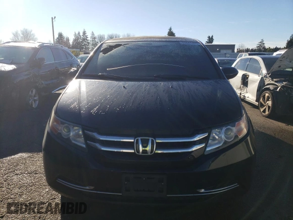 2016 Honda Odyssey SE with VIN 5FNRL5H3XGB082597, listed as a Copart auction lot 46324855 with Not Provided miles and Salvage Title. Bid and sale history available at DreamBid. Image 5.
