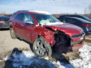2013 Chevrolet Equinox LTZ with VIN 2GNFLFE30D6136690, listed as a Copart auction lot 41534555 with 0 mi miles and Salvage Title. Bid and sale history available at carsss.com. Image 4.