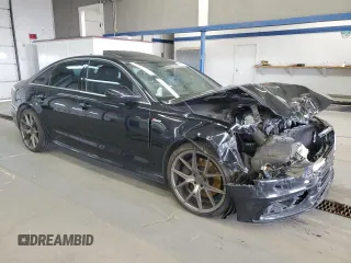 2013 Audi A6 Prestige with VIN WAUHGAFC5DN089463, listed as a Copart auction lot 57886495 with Not provided miles and Salvage title. Bid and sale history available at DreamBid. Image 4.