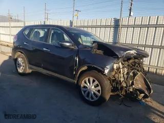 2015 Nissan Rogue S with VIN KNMAT2MTXFP537051, listed as a Copart auction lot 45893175 with 88,665 mi miles and Salvage Title. Bid and sale history available at carsss.com. Image 4.