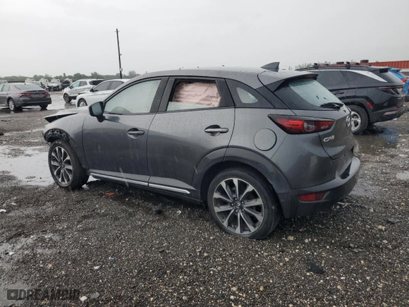 2019 Mazda CX-3 Grand Touring with VIN JM1DKDD72K0436216, listed as a Copart auction lot 74021824 with 51,849 mi miles and Salvage Title. Bid and sale history available at carsss.com. Image 2.
