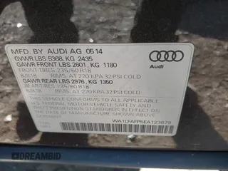 2014 Audi Q5 Premium Plus with VIN WA1LFAFP5EA123679, listed as a IAAI auction lot 40838862 with 161,974 mi miles. Bid and sale history available at carsss.com. Image 9.