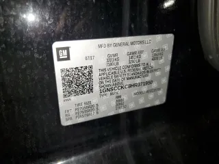 2017 Chevrolet Tahoe Premier with VIN 1GNSCCKC8HR371950, listed as a Copart auction lot 84276994 with 128,278 mi miles and Salvage Title. Bid and sale history available at carsss.com. Image 13.