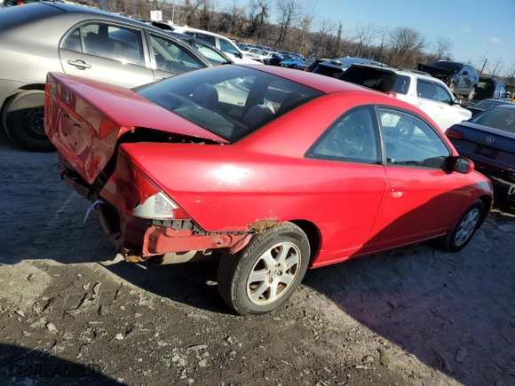 2003 Honda Civic EX with VIN 1HGEM22053L083092, listed as a Copart auction lot 84593744 with 137,612 mi miles and Salvage Title. Bid and sale history available at carsss.com. Image 3.
