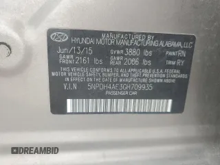 2016 Hyundai Elantra SE with VIN 5NPDH4AE3GH709935, listed as a Copart auction lot 60937225 with 158,158 mi miles and Clean title. Bid and sale history available at DreamBid. Image 12.