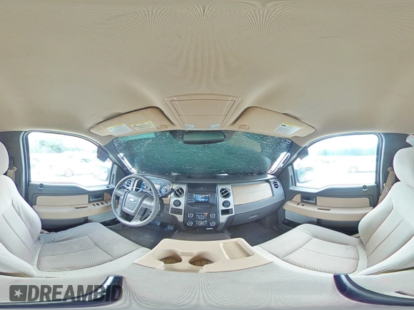 2013 Ford F-150 XL with VIN 1FTFW1EF1DFB70494, listed as a Copart auction lot 61549945 with 124,216 mi miles and Salvage title. Bid and sale history available at DreamBid. Image 14.