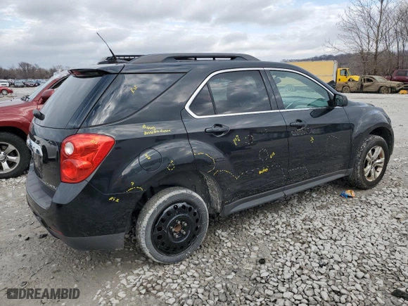 2010 Chevrolet Equinox LT w/1LT with VIN 2CNALDEW2A6368619, listed as a Copart auction lot 43644985 with 157,771 mi miles and Salvage Title. Bid and sale history available at carsss.com. Image 3.