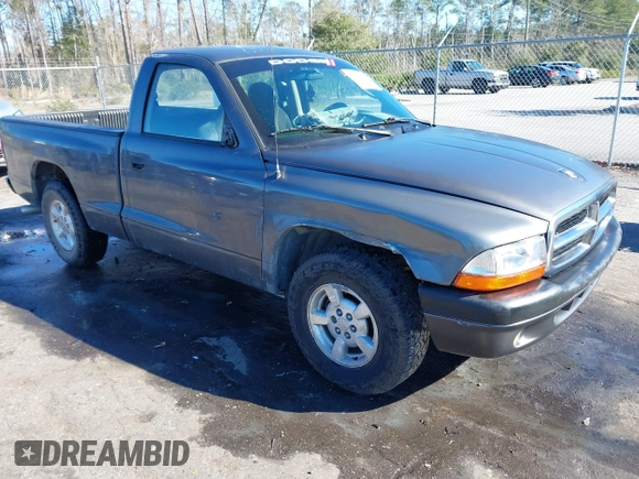 2001 Dodge Dakota with VIN 1B7FL26X91S342103, listed as a IAAI auction lot 41277465 with 157,993 mi miles. Bid and sale history available at carsss.com. Image 1.