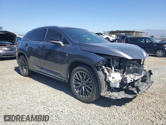 2019 Lexus RX with VIN 2T2BGMCA0KC039501, listed as a Copart auction lot 46646425 with 76,443 mi miles and Salvage Title. Bid and sale history available at carsss.com. Image 4.