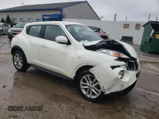 2012 Nissan Juke SL with VIN JN8AF5MR3CT112470, listed as a Copart auction lot 79398224 with 108,221 mi miles and Salvage Title. Bid and sale history available at carsss.com. Image 4.