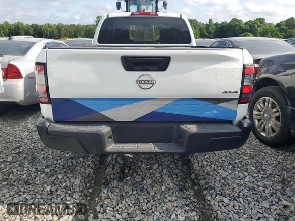 2024 Nissan Frontier SV with VIN 1N6ED1CMXRN640941, listed as a Copart auction lot 51759065 with 17,455 mi miles and Salvage title. Bid and sale history available at DreamBid. Image 6.