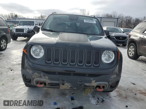2018 Jeep Renegade Trailhawk with VIN ZACCJBCB8JPH16594, listed as a Copart auction lot 88580285 with 103,203 mi miles and Clean title. Bid and sale history available at DreamBid. Image 5.