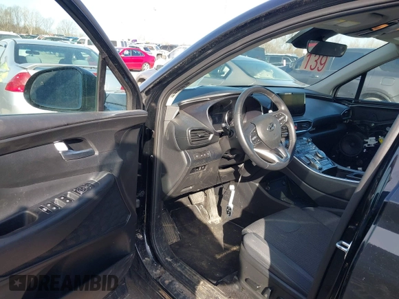 2023 Hyundai Santa Fe SEL with VIN 5NMS2DAJXPH598139, listed as a IAAI auction lot 41867736 with 37,444 mi miles. Bid and sale history available at carsss.com. Image 5.
