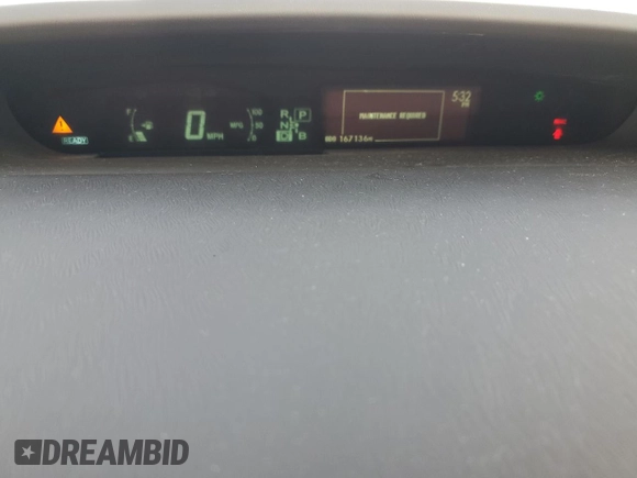 2013 Toyota Prius One with VIN JTDKN3DU1D0349859, listed as a Copart auction lot 45560535 with 167,136 mi miles and Salvage Title. Bid and sale history available at carsss.com. Image 9.