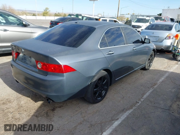 2005 Acura TSX with VIN JH4CL96825C028778, listed as a IAAI auction lot 41898722 with 188,519 mi miles. Bid and sale history available at carsss.com. Image 4.
