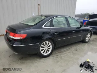 2007 Hyundai Azera SE with VIN KMHFC46F17A231820, listed as a Copart auction lot 46066755 with 56,813 mi miles and Salvage Title. Bid and sale history available at carsss.com. Image 3.