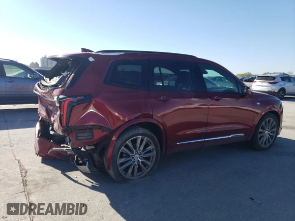 2020 Cadillac XT6 AWD Sport z VIN 1GYKPGRS0LZ105732, wystawiony jako Copart lot #49394255 z przebiegiem 57 871 mil mil oraz Szkoda całkowita • Salvage title. Historia ofert i sprzedaży dostępna na DreamBid. Obrazek 3.