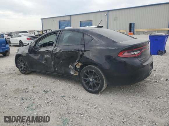 2016 Dodge Dart SE with VIN 1C3CDFAA3GD712361, listed as a Copart auction lot 72596484 with 88,081 mi miles and Salvage Title. Bid and sale history available at carsss.com. Image 2.