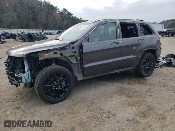 2021 Jeep Grand Cherokee Laredo X with VIN 1C4RJEAG8MC739120, listed as a Copart auction lot 43741855 with 54,404 mi miles and Salvage title. Bid and sale history available at DreamBid. Image 1.