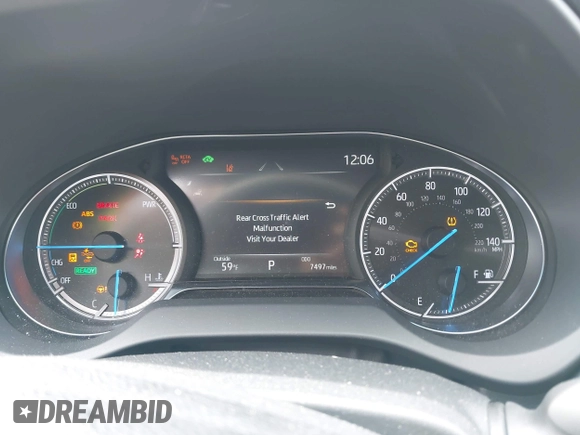 2024 Toyota Venza LE z VIN JTEAAAAH6RJ183273, wystawiony jako IAAI lot #41959064 z przebiegiem 7 497 mil mil oraz . Historia ofert i sprzedaży dostępna na DreamBid. Obrazek 7.