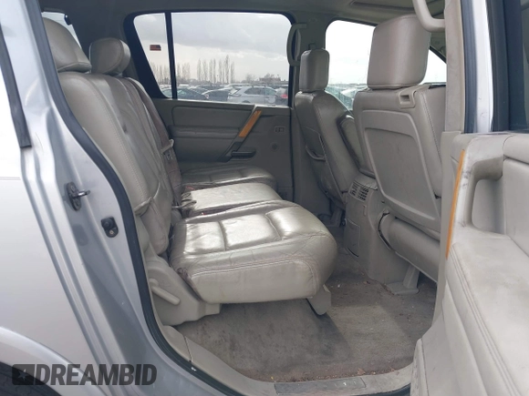 2004 Infiniti QX56 with VIN 5N3AA08C14N811706, listed as a IAAI auction lot 41616710 with 222,954 mi miles. Bid and sale history available at carsss.com. Image 8.