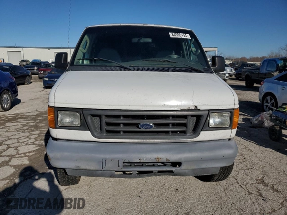 2005 Ford Econoline Cargo with VIN 1FTNE24L55HA07686, listed as a Copart auction lot 84955154 with Not Provided miles and Salvage Title. Bid and sale history available at carsss.com. Image 5.