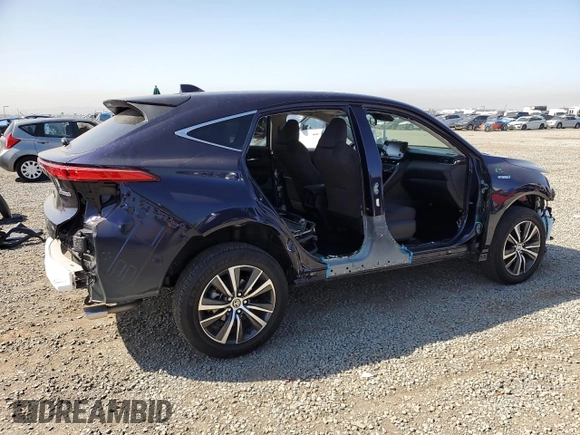 2021 Toyota Venza LE with VIN JTEAAAAH8MJ011951, listed as a Copart auction lot 52055705 with 8,648 mi miles and Salvage Title. Bid and sale history available at carsss.com. Image 3.
