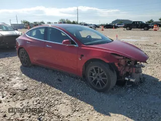 2018 Tesla Model 3 Long Range Battery with VIN 5YJ3E1EA0JF058425, listed as a Copart auction lot 52443635 with 80,722 mi miles and Salvage Title. Bid and sale history available at DreamBid. Image 4.