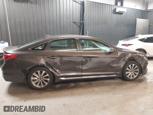 2017 Hyundai Sonata Sport with VIN 5NPE34AF4HH483482, listed as a IAAI auction lot 42042834 with 82,340 mi miles. Bid and sale history available at carsss.com. Image 13.
