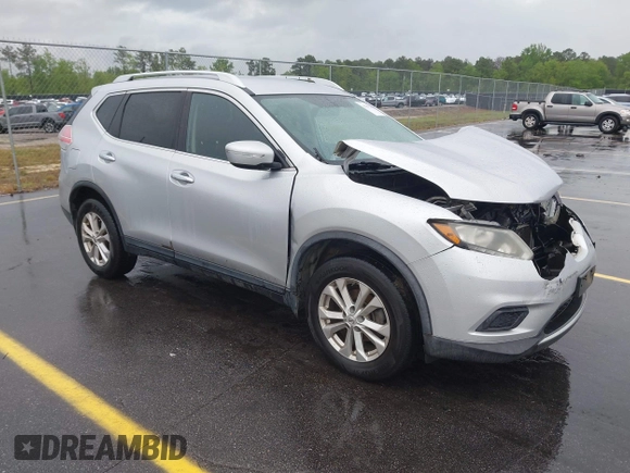 2015 Nissan Rogue SV with VIN KNMAT2MTXFP557333, listed as a IAAI auction lot 41967505 with 238,319 mi miles. Bid and sale history available at carsss.com. Image 1.