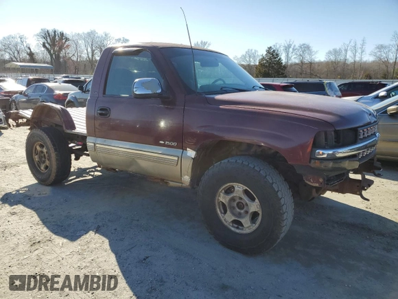 2002 Chevrolet Silverado 1500 LS with VIN 1GCEK14T02Z125766, listed as a Copart auction lot 47997915 with 201,882 mi miles and Salvage Title. Bid and sale history available at carsss.com. Image 4.