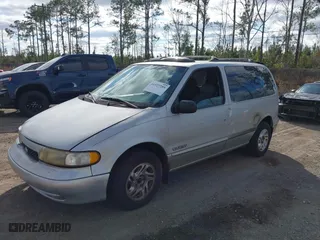 1998 Nissan Quest XE with VIN 4N2ZN1115WD807828, listed as a IAAI auction lot 41527289 with 238,646 mi miles. Bid and sale history available at carsss.com. Image 2.