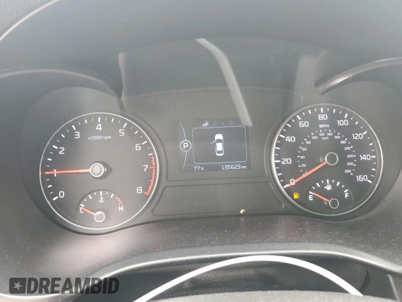 2018 Kia Optima LX with VIN 5XXGT4L39JG179934, listed as a Copart auction lot 47124485 with 135,623 mi miles and Salvage Title. Bid and sale history available at carsss.com. Image 9.