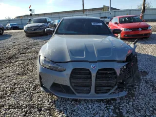 2022 BMW M4 Competition xDrive with VIN WBS43AZ07NCK91225, listed as a Copart auction lot 79899584 with 0 mi miles and Salvage Title. Bid and sale history available at carsss.com. Image 5.