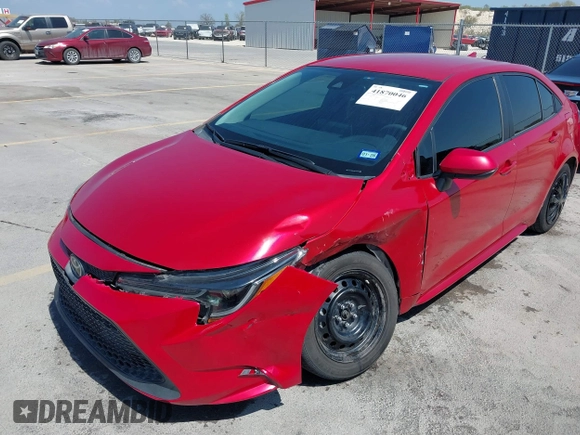 2021 Toyota Corolla LE with VIN 5YFEPMAE1MP167563, listed as a IAAI auction lot 41870046 with 74,051 mi miles and . Bid and sale history available at carsss.com. Image 6.