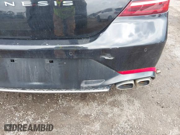 2023 Genesis G70 2.0T z VIN KMTG34TA8PU110168, wystawiony jako IAAI lot #41924246 z przebiegiem 117 927 mil mil oraz . Historia ofert i sprzedaży dostępna na DreamBid. Obrazek 19.
