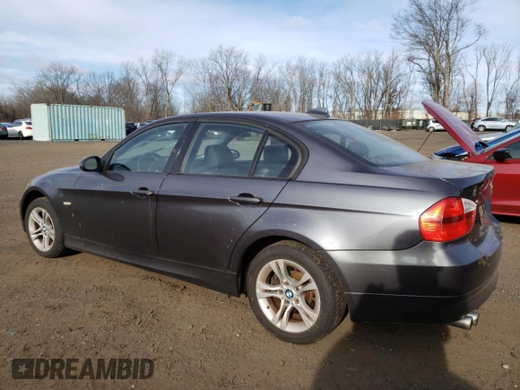 2008 BMW 3 Series 328xi with VIN WBAVC73508KP38147, listed as a Copart auction lot 41448505 with 214,439 mi miles and Clean Title. Bid and sale history available at carsss.com. Image 2.